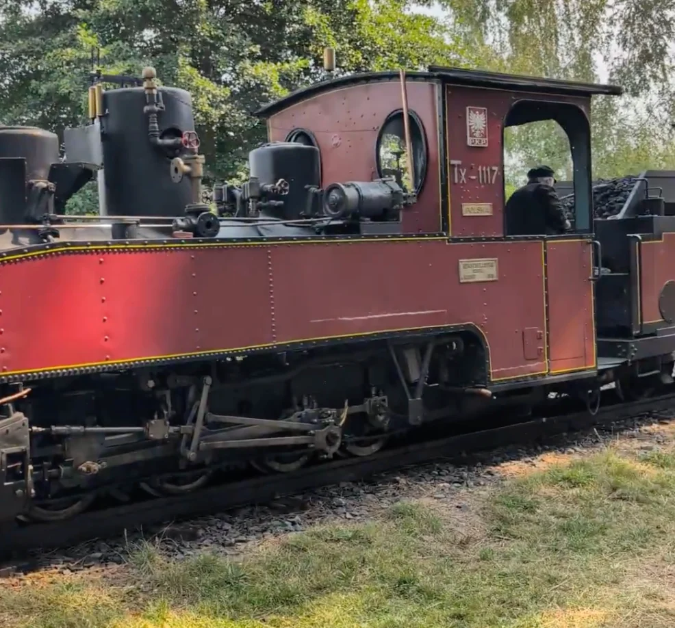 Promenade en train à vapeur au lac de Rillé en Touraine